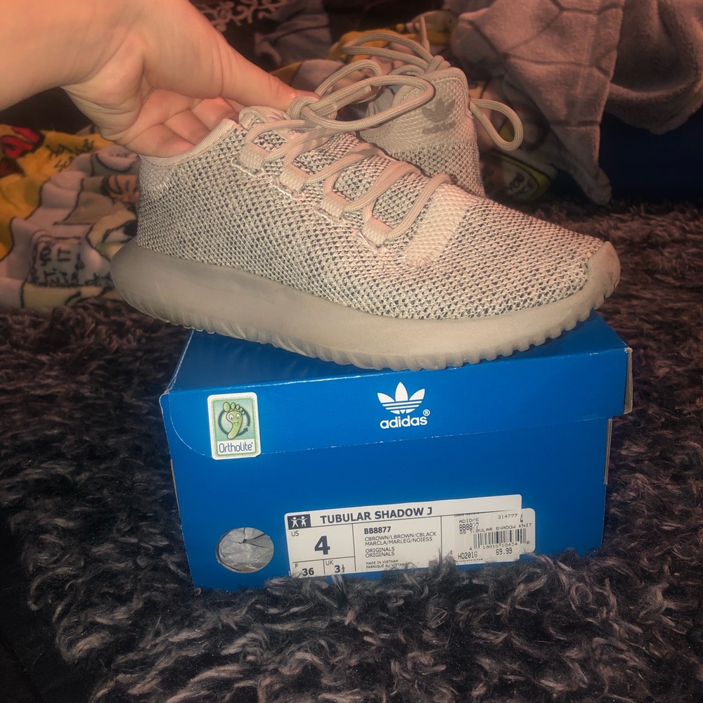 Tan Adidas in original box